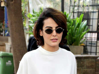 Mandana Karimi snapped at Kitchen Garden in Bandra