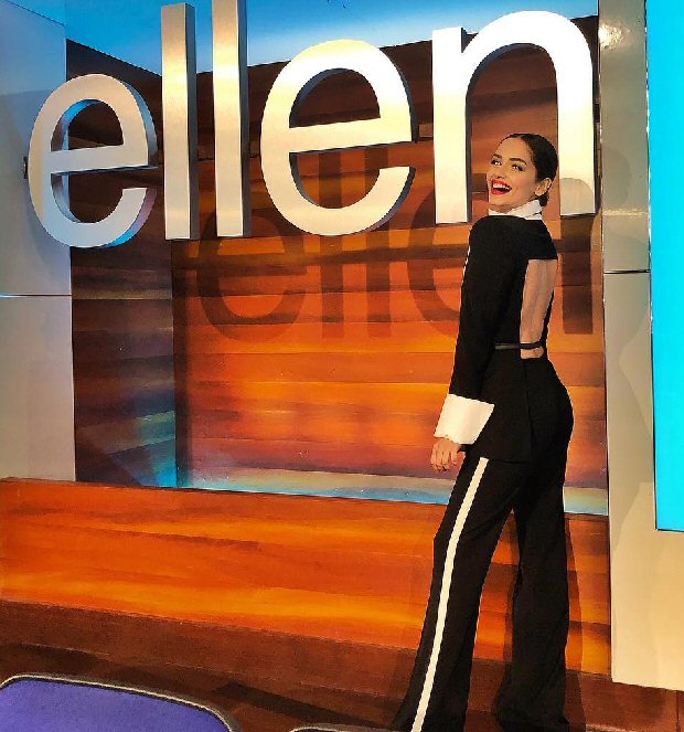 Miss World Manushi Chhillar is a boss lady during her visit to The Ellen Show Miss World Manushi Chhillar is a boss lady during her visit to The Ellen Show
