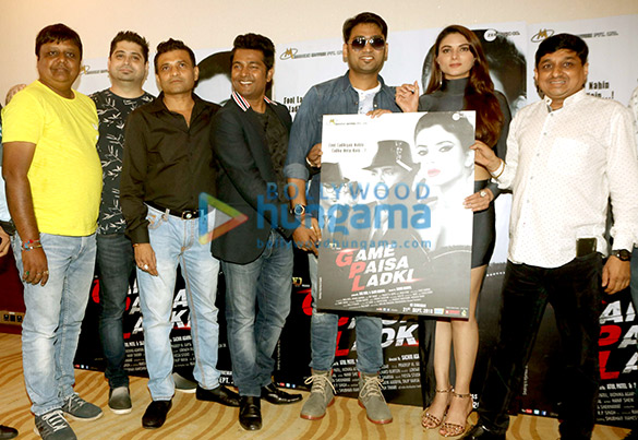 navin prabhakar sezal sharma and others snapped at the trailer and music launch of game paisa ladki 4