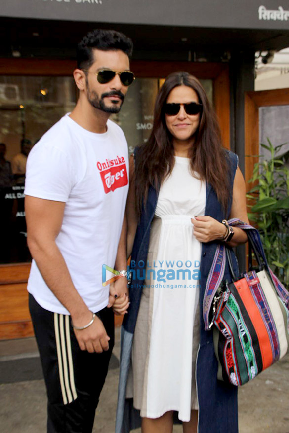 neha dhupia and angad bedi spotted at sequel cafe in bandra 2