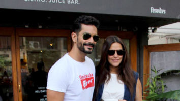 Neha Dhupia, Angad Bedi and others spotted at Bandra
