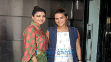 Neha Dhupia and Kajol spotted before the shoot of No Filter Neha