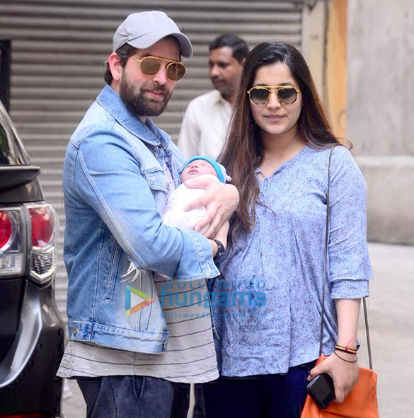 Neil Nitin Mukesh and Rukmini Sahay snapped along with their newborn baby Nurvi Neil Nitin Mukesh and Rukmini Sahay snapped along with their newborn baby Nurvi