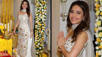 Slay or Nay: Nushrat Bharucha in Mayyur Girotra Couture for Ganesh Chaturthi celebrations