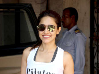 Nushrat Bharucha spotted at the gym