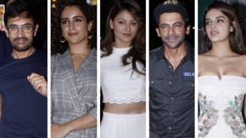 Pataakha movie special screening | Aamir Khan – Fatima Sana Shaikh & others