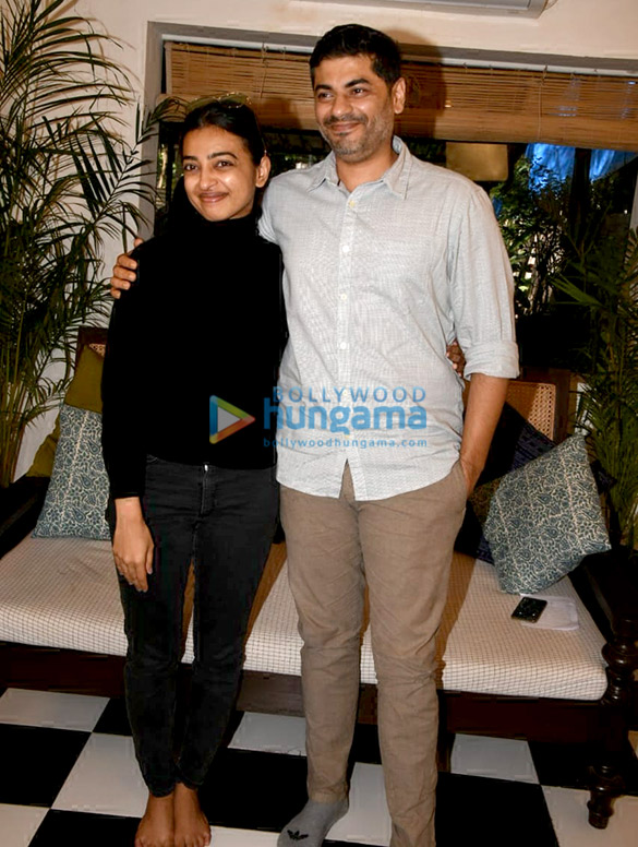 Radhika Apte and Atul Mongia snapped at a shooting of masterclass show