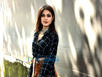 Rhea Chakraborty snapped outside the Vishesh Films' office