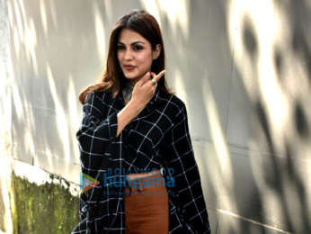 Rhea Chakraborty snapped outside the Vishesh Films' office