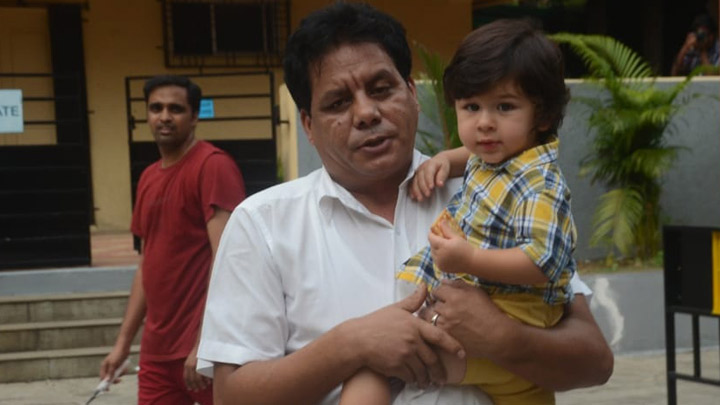 SPOTTED: Cutie Taimur Ali Khan at home