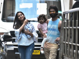 POTTED: Shahid Kapoor taking baby Zain home