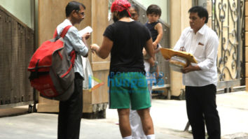 Saif Ali Khan and Taimur Ali Khan snapped in Bandra