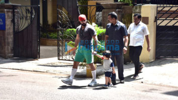 Saif Ali Khan and Taimur Ali Khan spotted in Bandra