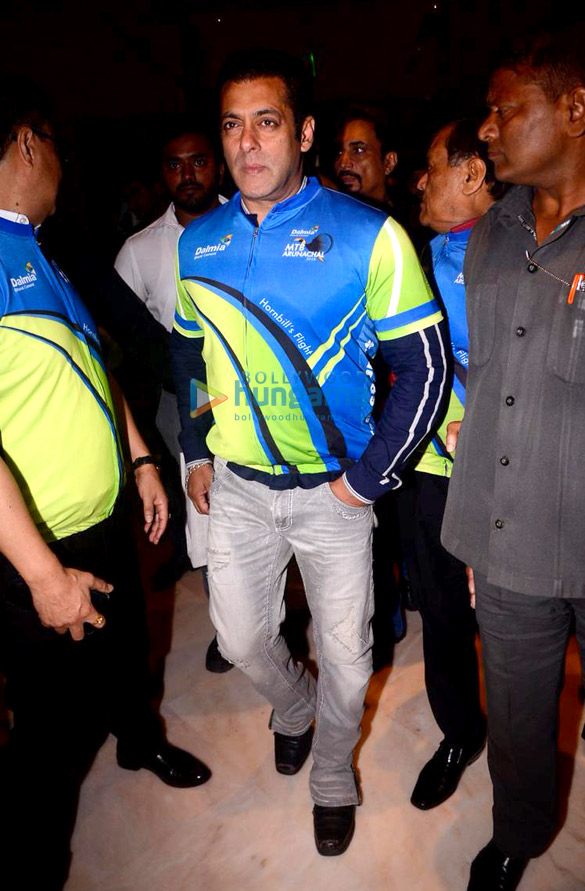 salman khan snapped at the event of mtb arunachal 2