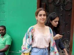 Sanya Malhotra snapped at The Kitchen Garden