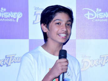 Shaan and his son lauch the hindi version of the iconic Ducktales title track