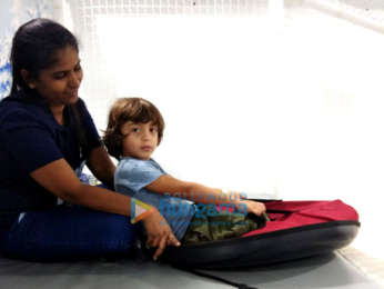 Shah Rukh Khan's son AbRam Khan snapped enjoying a playday at Happy Planet
