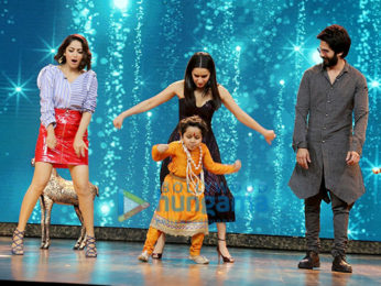 Shahid Kapoor, Shraddha Kapoor and Yami Gautam snapped promoting 'Batti Gul Meter Chalu' on sets of India’s Best Dramebaaz