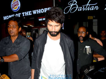 Shahid Kapoor and Mira Rajput snapped at Bastain