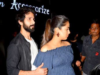 Shahid Kapoor and Mira Rajput snapped at Bastain
