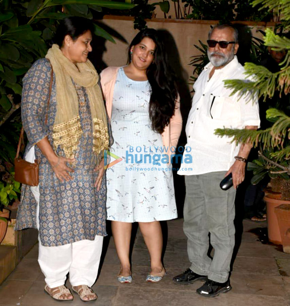 Shahid Kapoor and family snapped at their house