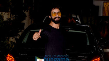 Shahid Kapoor snapped at Sunny Super Sound
