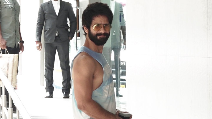 Shahid Kapoor spotted at the hospital