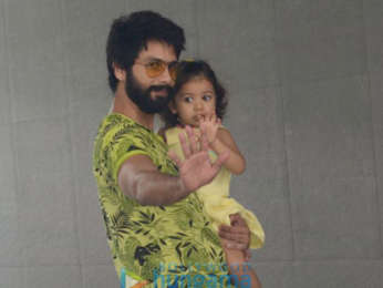 Shahid Kapoor spotted with Misha Kapoor at Hospital