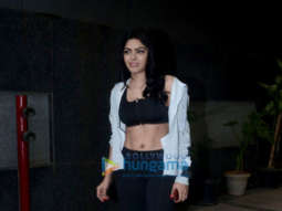 Sherlyn Chopra snapped outside the gym