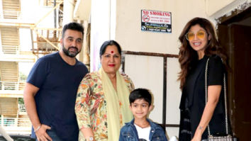 Shilpa Shetty spotted with her family at PVR, Juhu