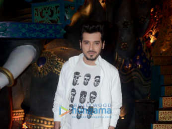 Shraddha Kapoor, Yami Gautam and Divyendu Sharma snapped during Batti Gul Meter Chalu promotions on Comedy Circus