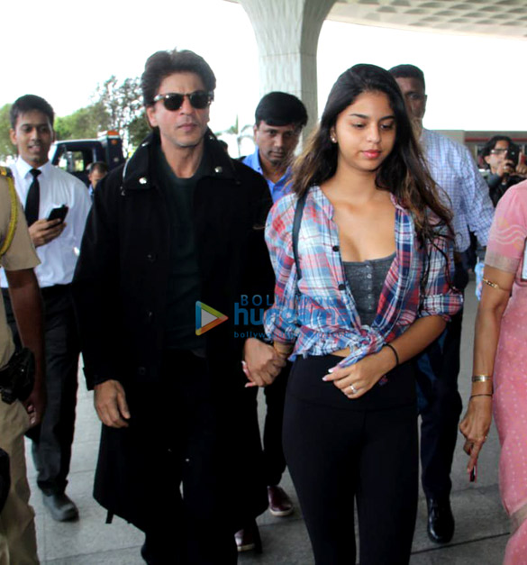 Shah Rukh Khan, Suhana Khan, Shruti Haasan and others snapped at the airport