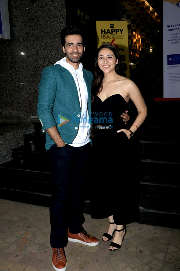 star cast of laila majnu spotted at pvr ecx 4