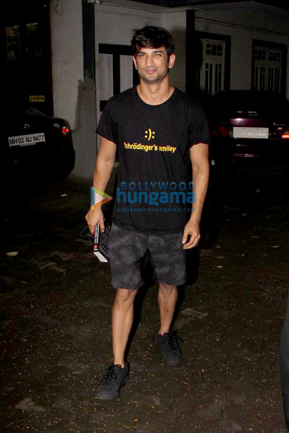 sushant singh rajput and abhishek kapoor snapped at dubbing studio 1