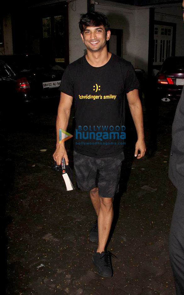 Sushant Singh Rajput and Abhishek Kapoor snapped at a dubbing studio Sushant Singh Rajput and Abhishek Kapoor snapped at a dubbing studio