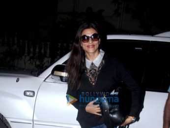 Sushmita Sen spotted outside a clinic in Bandra