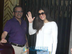 Sushmita Sen spotted with her dad in Bandra