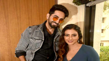 Tabu and Ayushmann Khurrana promote Andhadhun at Sun N Sand in Juhu
