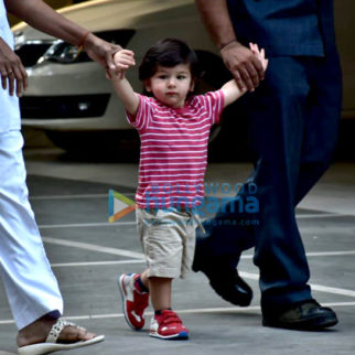 Taimur Ali Khan spotted at play school in Bandra