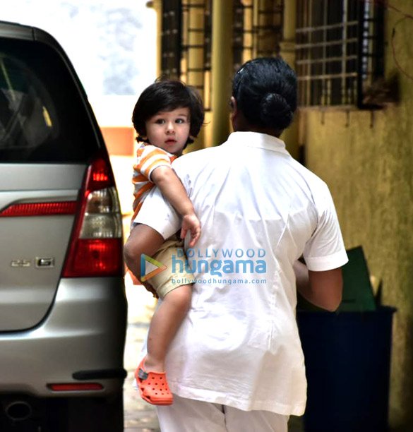 Taimur Ali Khan spotted in Bandra