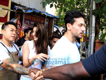 Tiger Shroff and Disha Patani spotted at Bastian in Bandra
