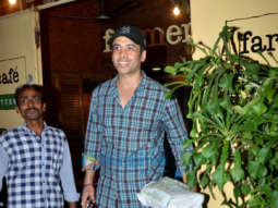 Tusshar Kapoor spotted at Farmers’ Cafe in Bandra