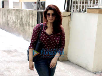Twinkle Khanna snapped outside a clinic