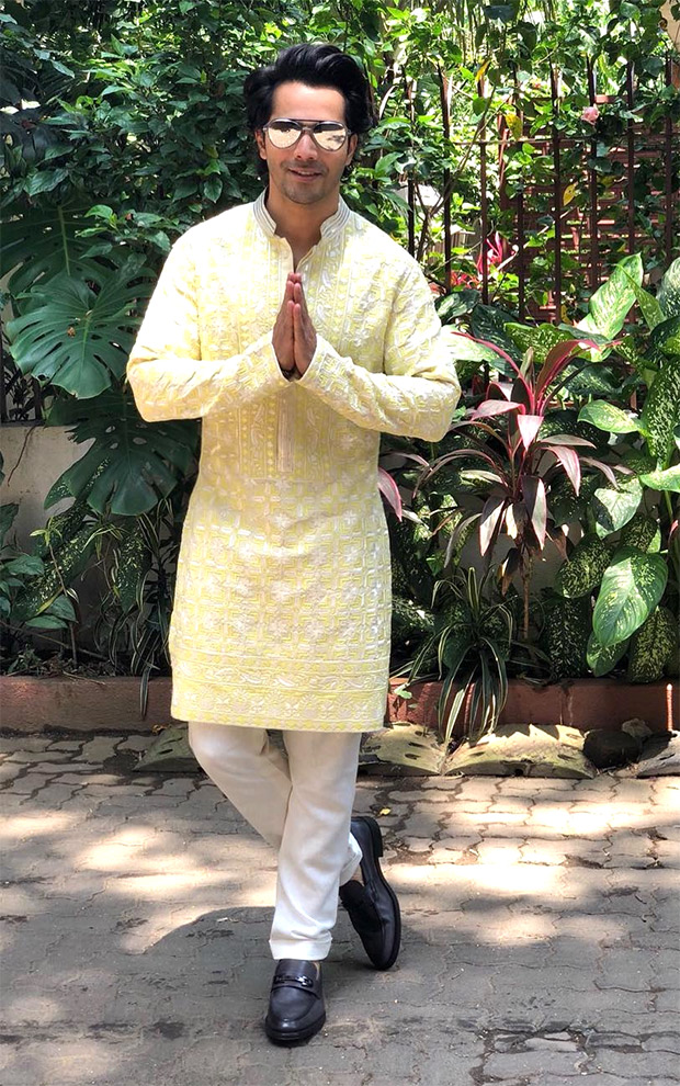 Varun Dhawan in Manish Malhotra for Sui Dhaaga - Made in India promotions (4)