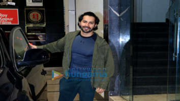 Varun Dhawan snapped at the gym in Khar