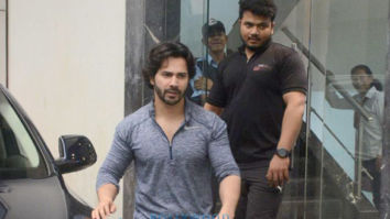 Varun Dhawan snapped outside his gym in Bandra