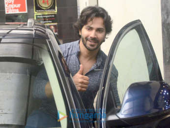 Varun Dhawan snapped outside his gym in Bandra