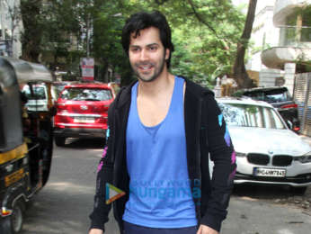 Varun Dhawan spotted at the gym