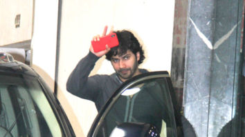 Varun Dhawan spotted at the gym in Bandra