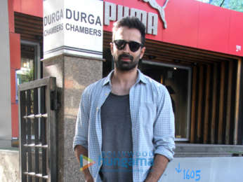Varun Mitra and Rhea Chakraborty spotted at Vishesh Films' office in Khar